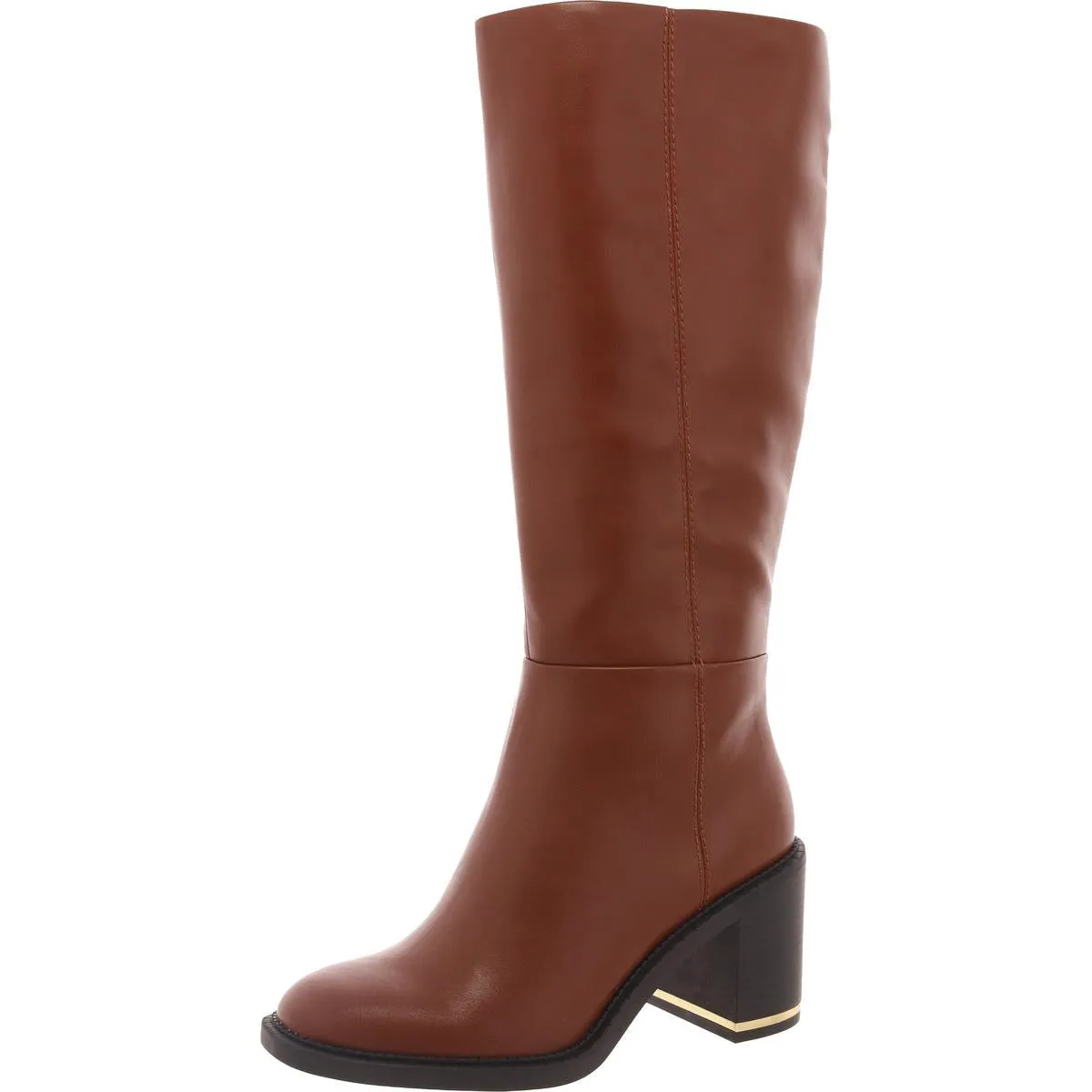 Banta Womens Faux Leather Round Toe Knee-High Boots