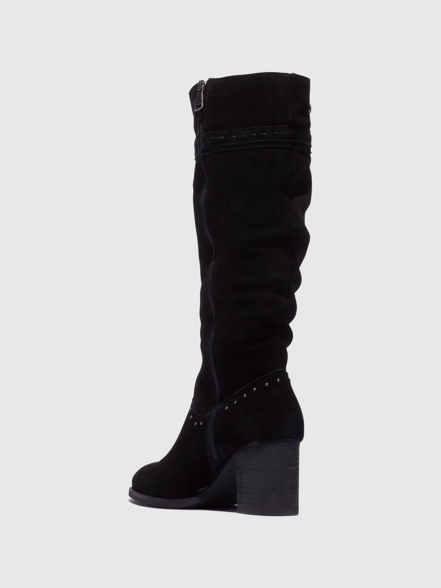 Black Knee-High Boots