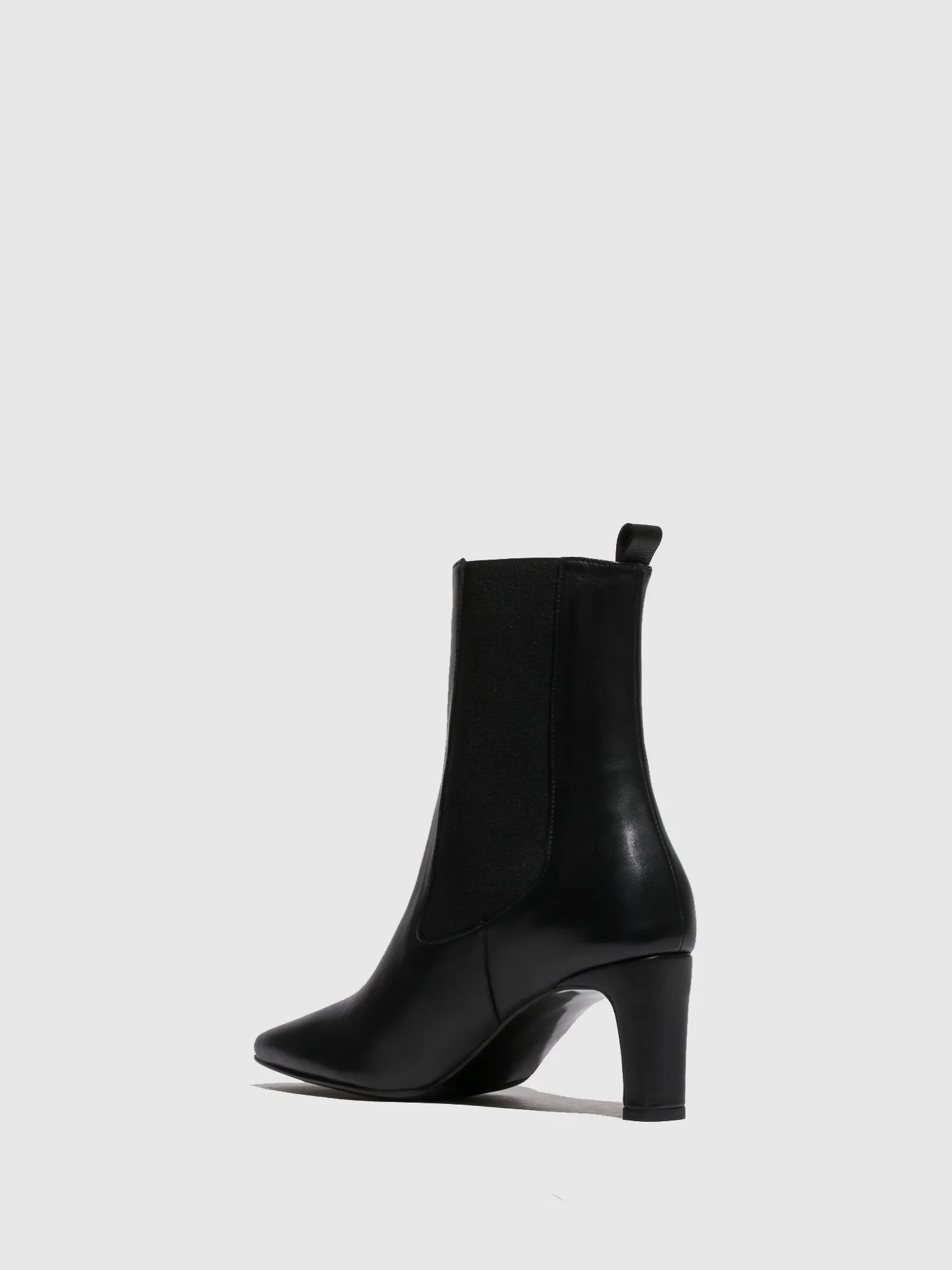 Black Square Toe Boots