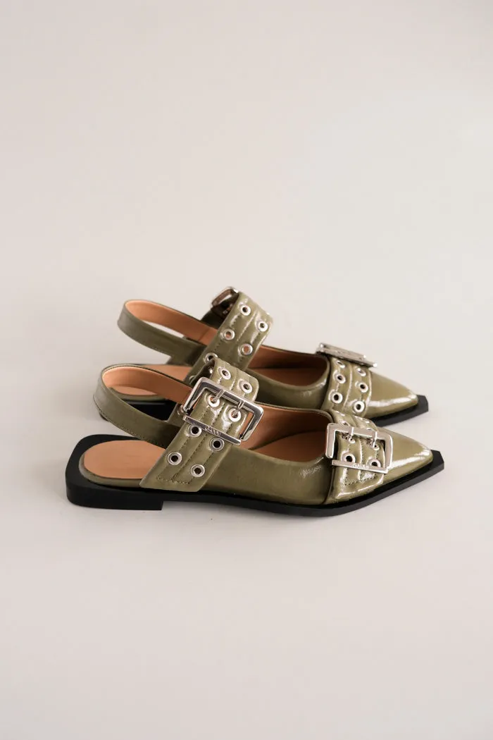 CHUNKY BUCKLE BALLERINA