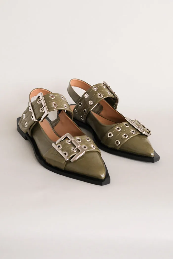 CHUNKY BUCKLE BALLERINA