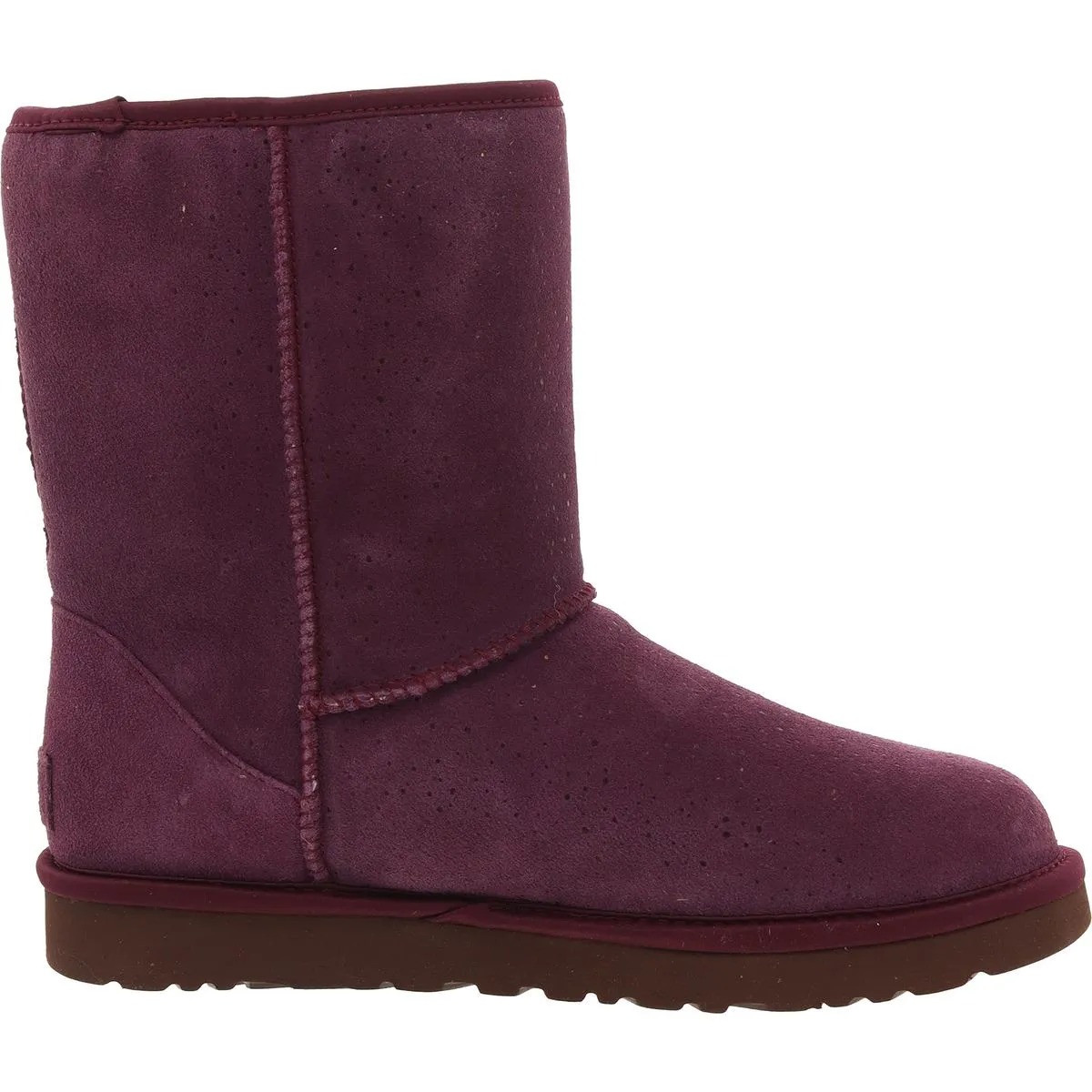 CLASSIC SHORT METALLIC SPOTS Womens Faux Fur Lined Leather Winter & Snow Boots