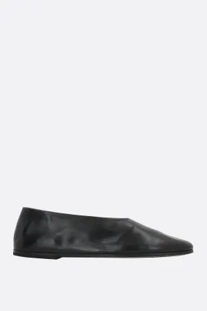 Coltellaccio ballet flats in smooth leather