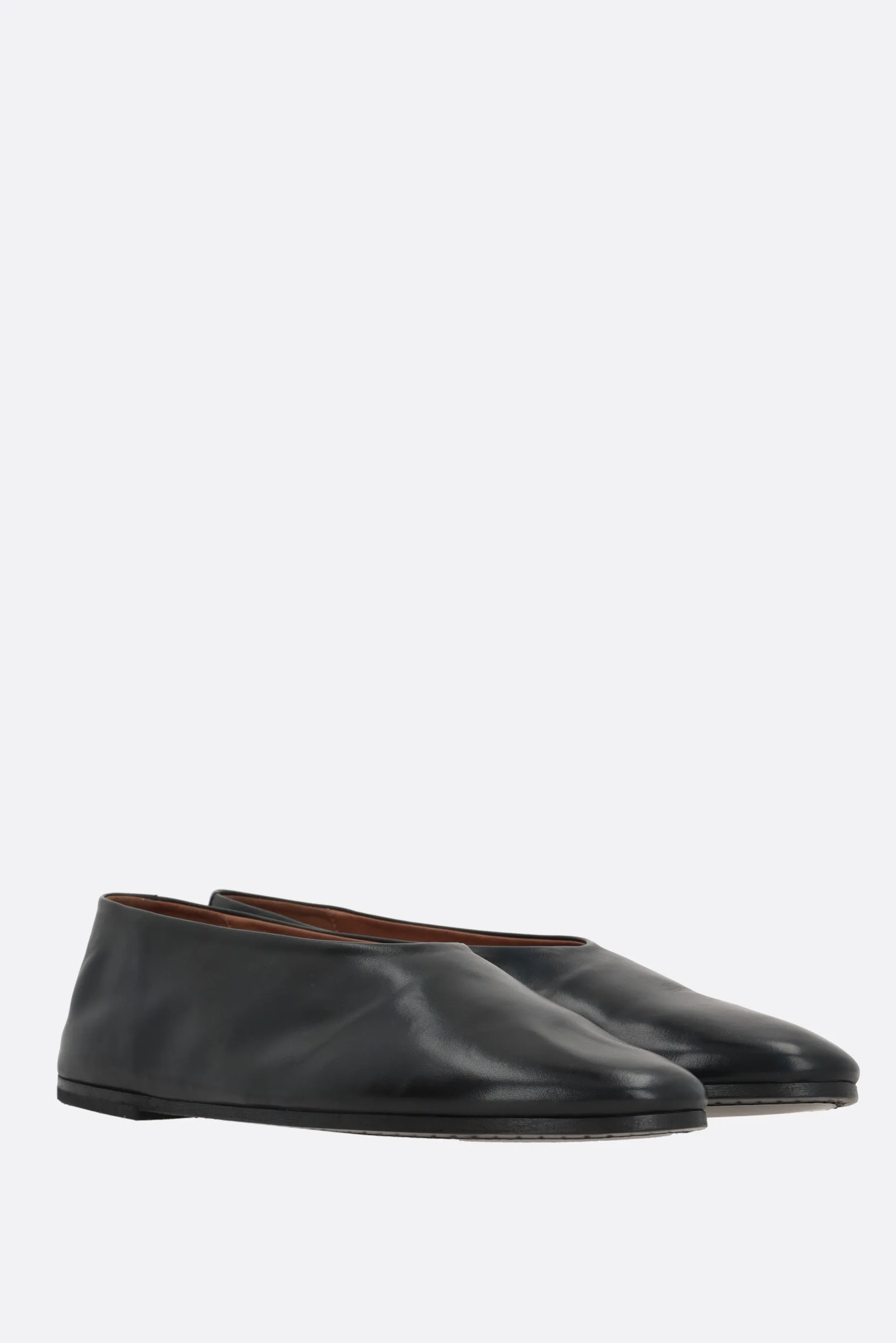 Coltellaccio ballet flats in smooth leather