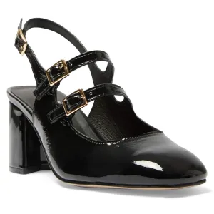 Diana Heel in Black Patent