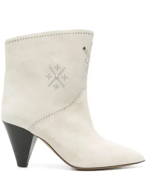 Ecru 75Mm Loline Boots