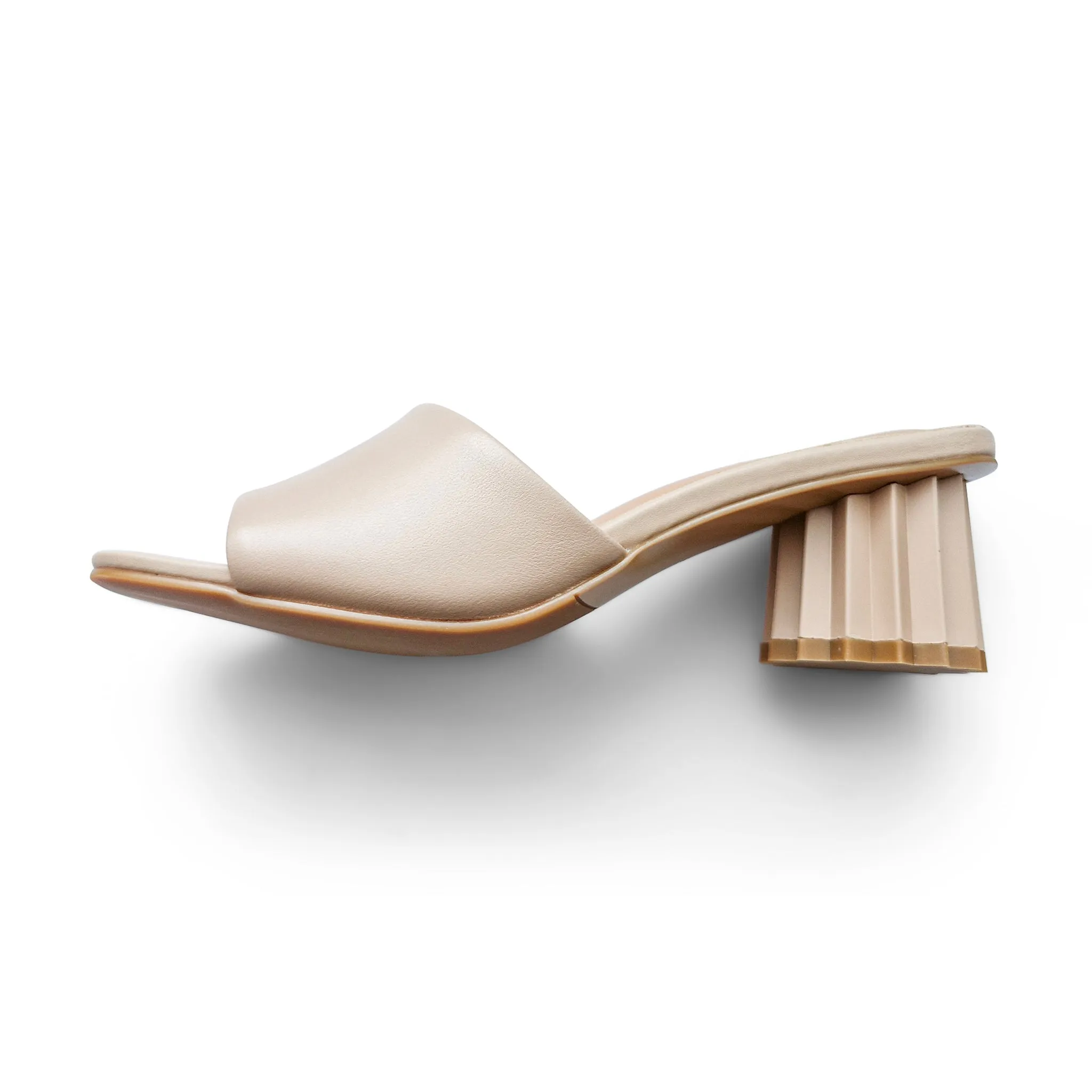 Evelina pleated heels series