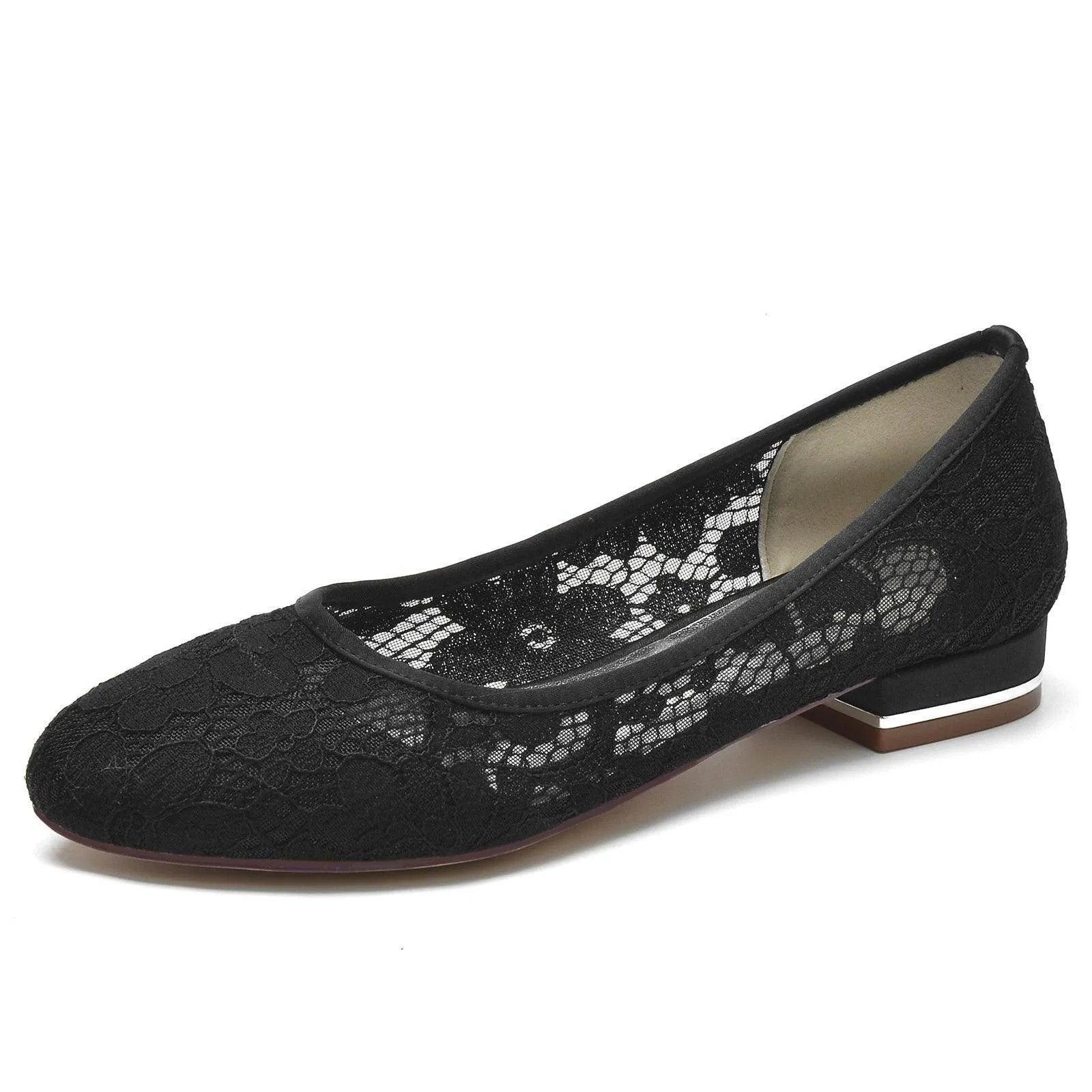 Flat Heel 2.5cm Lace Shoes CK0281