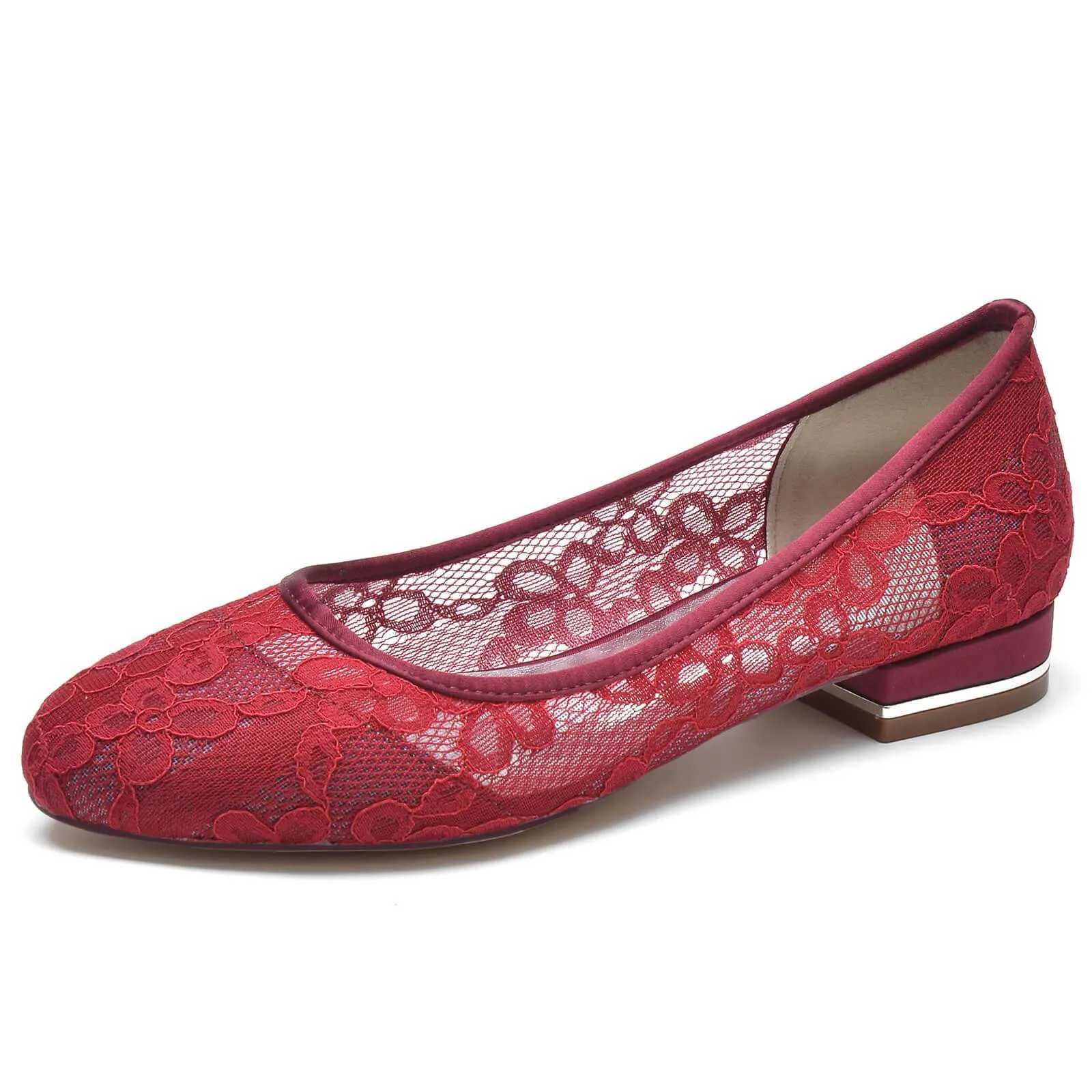 Flat Heel 2.5cm Lace Shoes CK0281