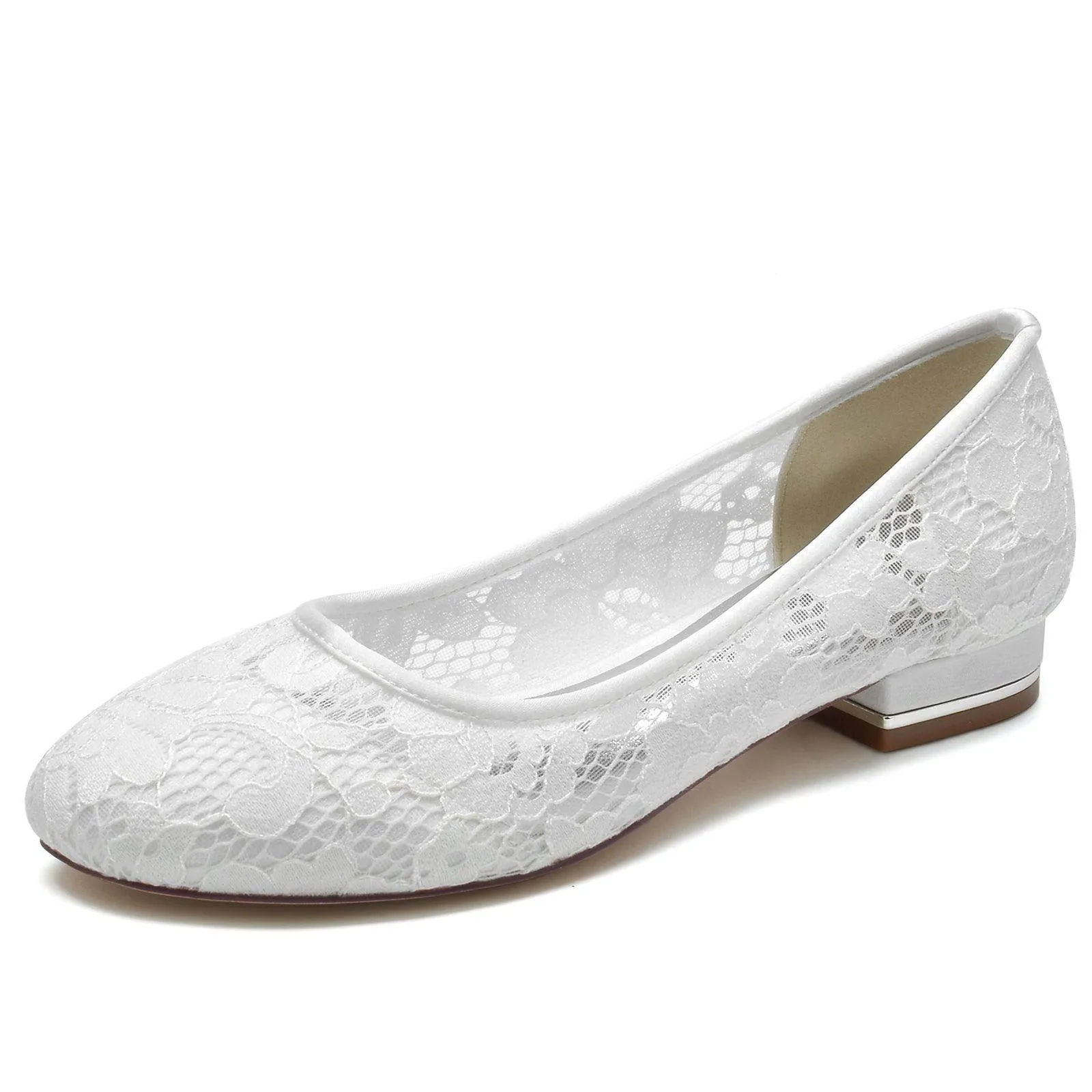 Flat Heel 2.5cm Lace Shoes CK0281