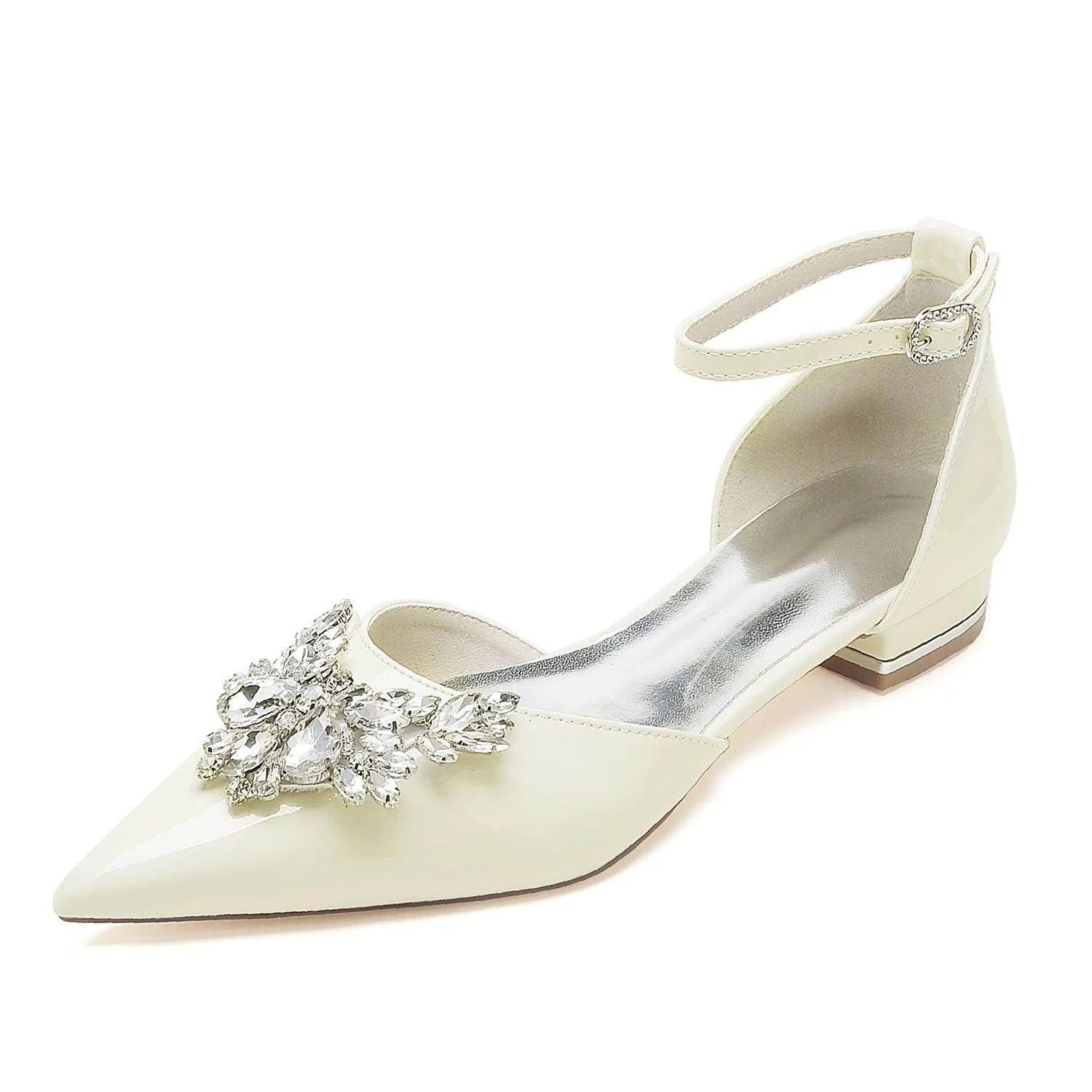 Flat Heel 2.5cm Patent Leather Shoes CK0269