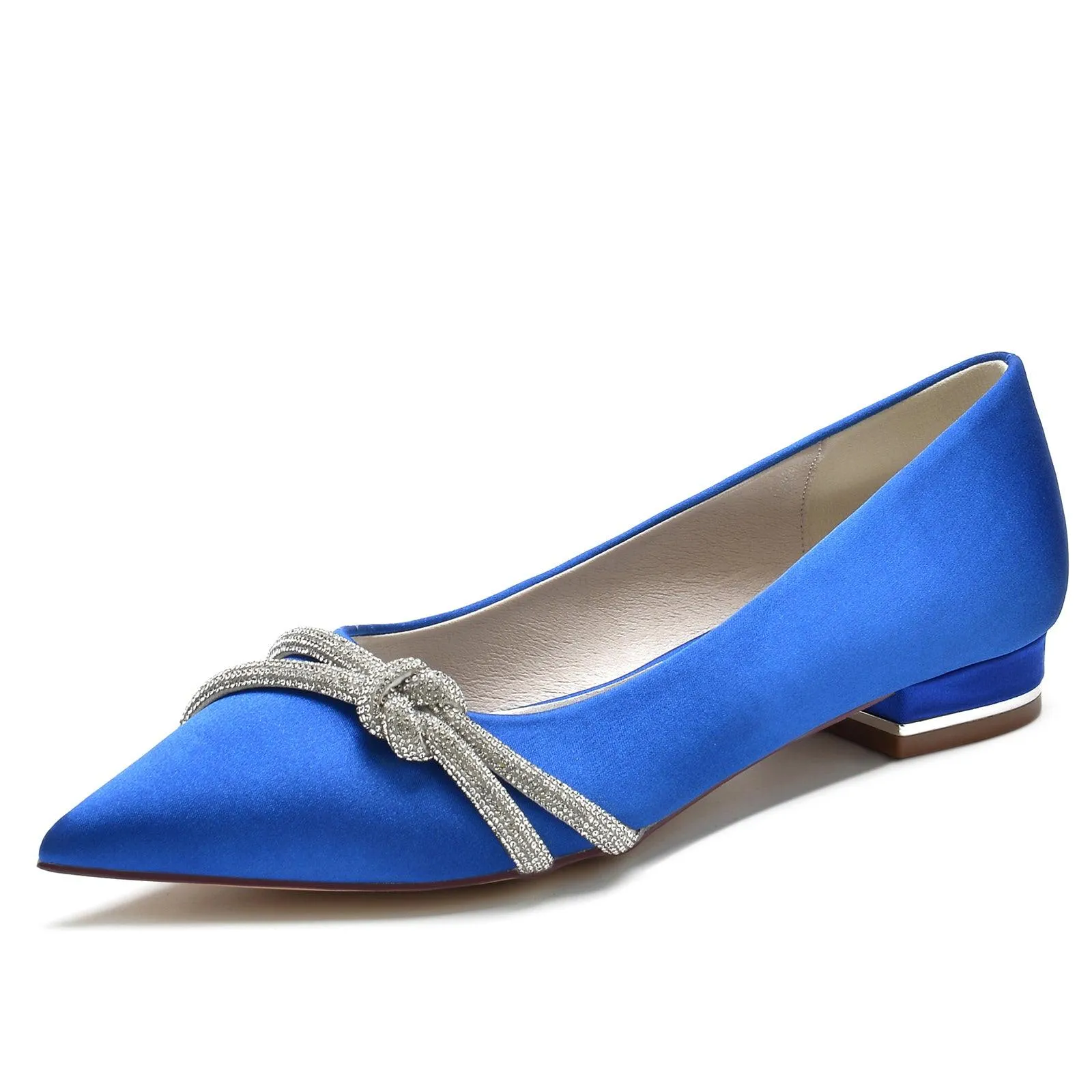 Flat Heel 2.5cm Silk-Like Shoes CK0366