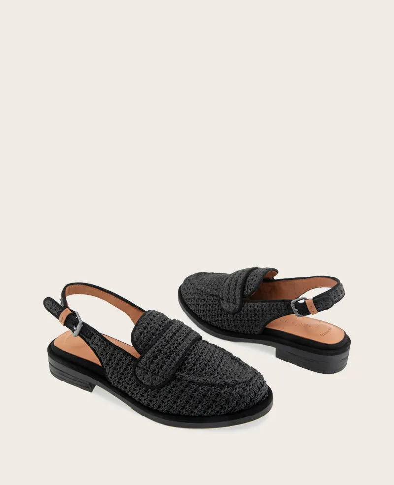 GENTLE SOULS - Caleb Raffia Slingback