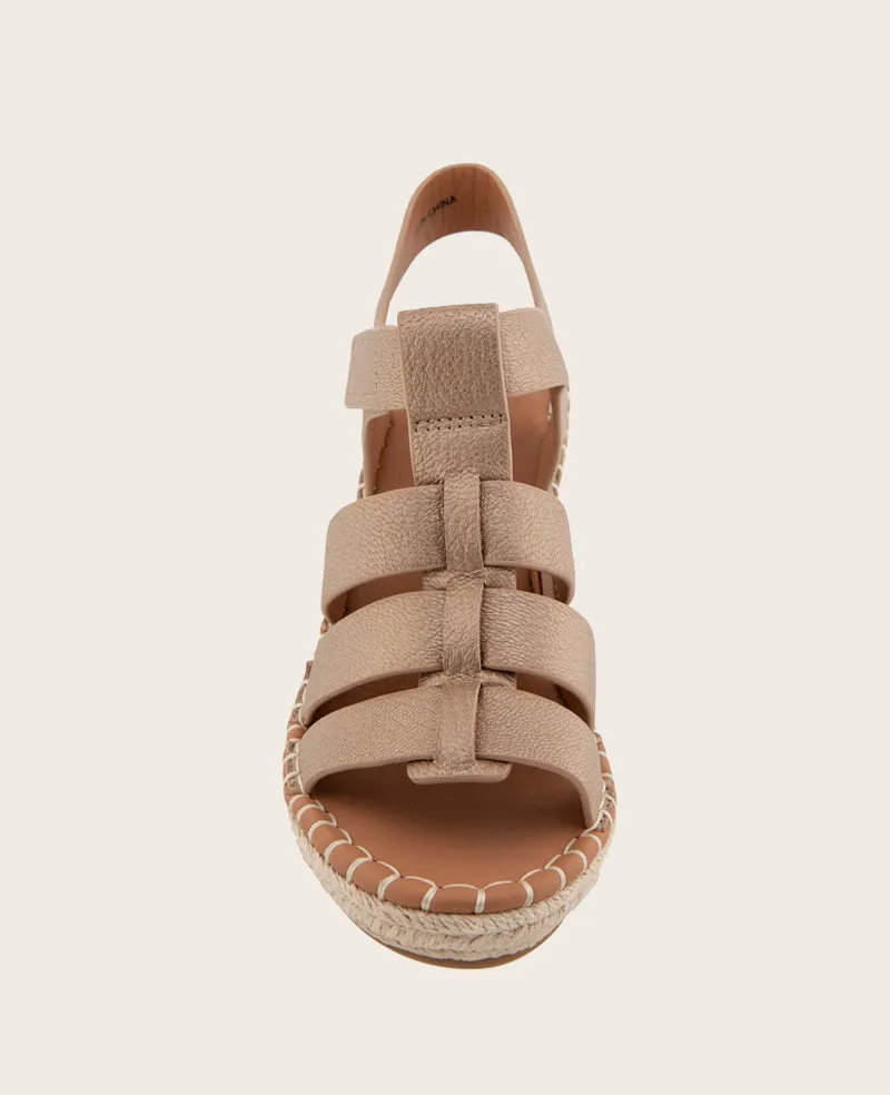 GENTLE SOULS - Capelin Metallic Esparille Wedge
