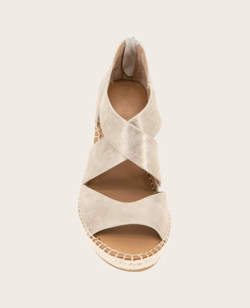GENTLE SOULS - Corinne Leather Espadrille Wedge