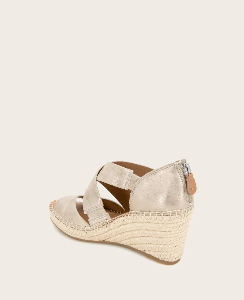 GENTLE SOULS - Corinne Leather Espadrille Wedge