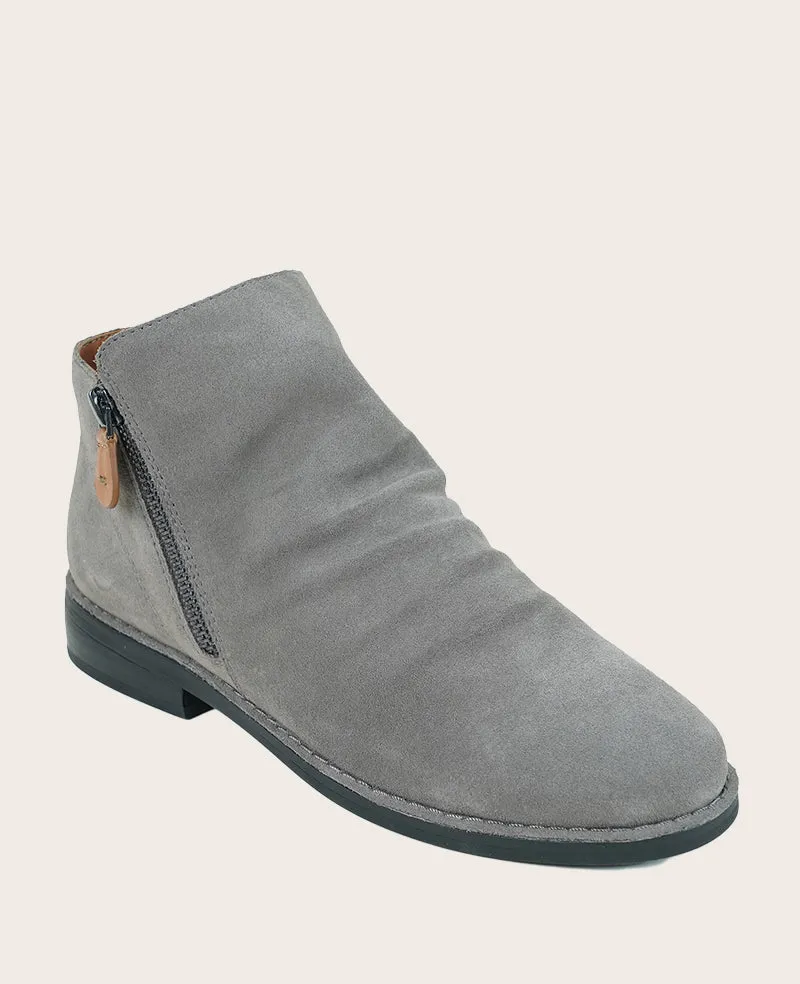 GENTLE SOULS - Emma Suede Double Zip Bootie