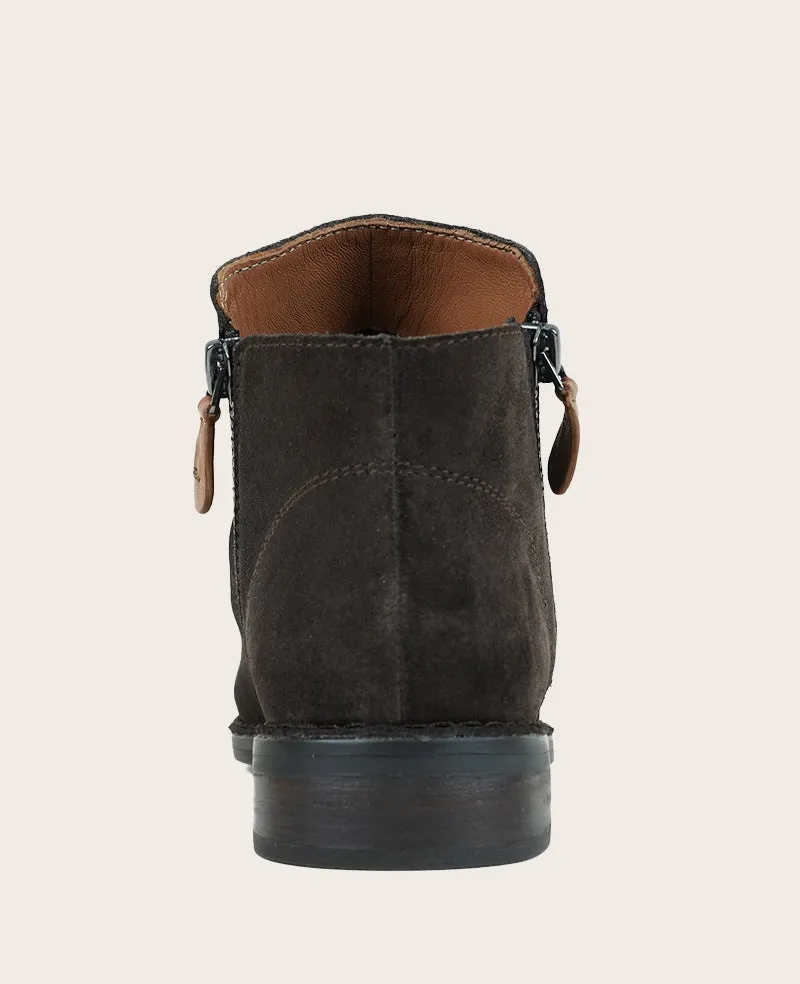 GENTLE SOULS - Emma Suede Double Zip Bootie