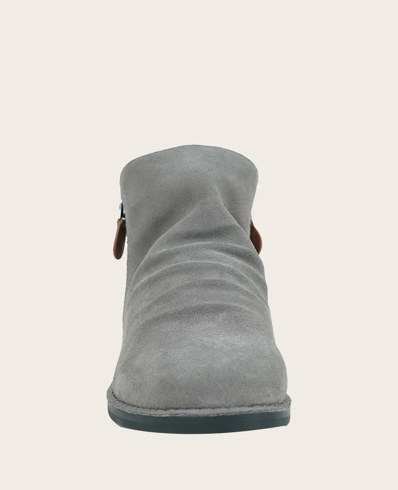 GENTLE SOULS - Emma Suede Double Zip Bootie