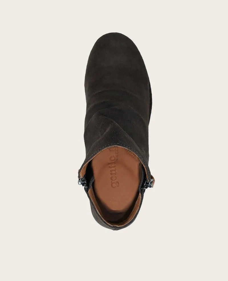 GENTLE SOULS - Emma Suede Double Zip Bootie