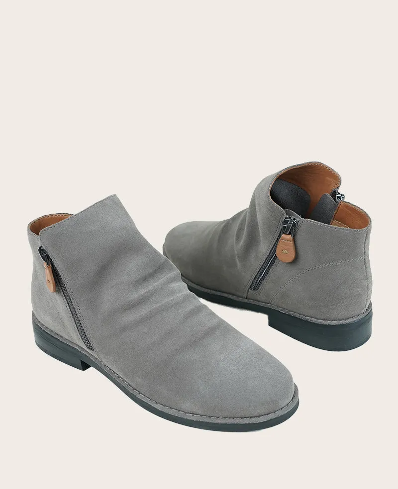 GENTLE SOULS - Emma Suede Double Zip Bootie