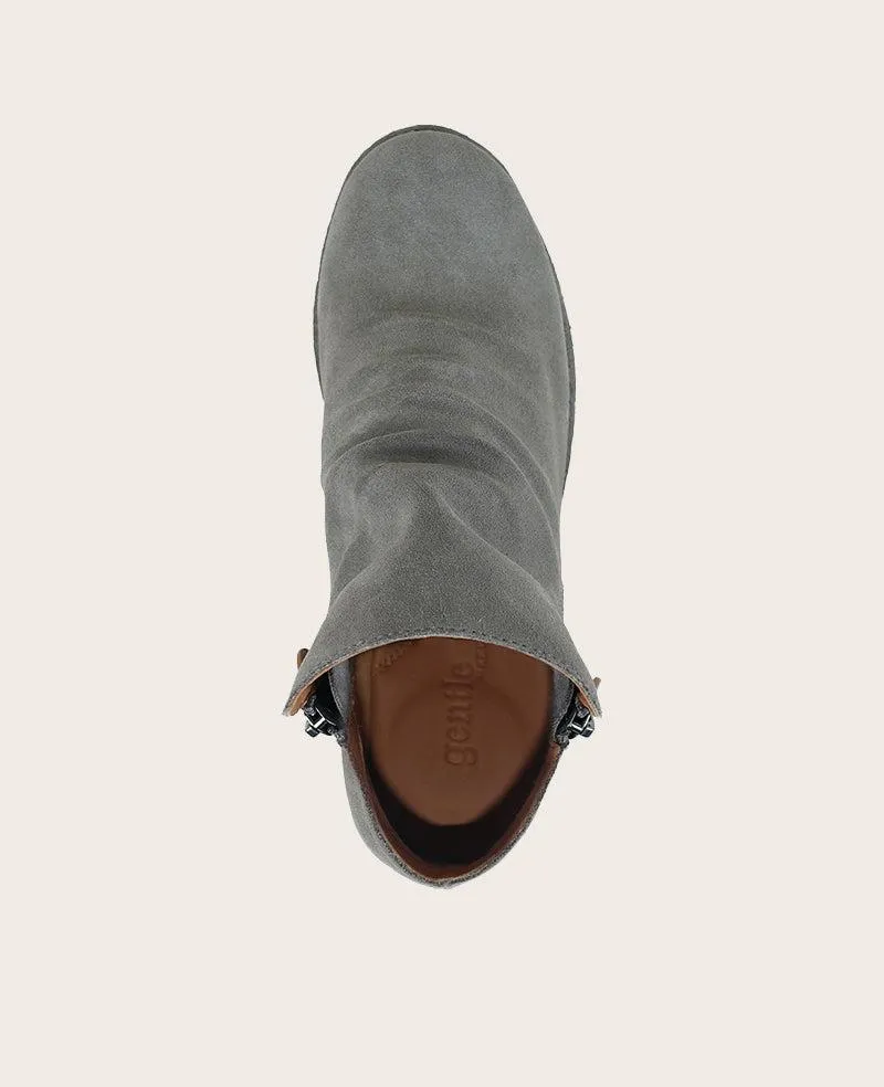 GENTLE SOULS - Emma Suede Double Zip Bootie