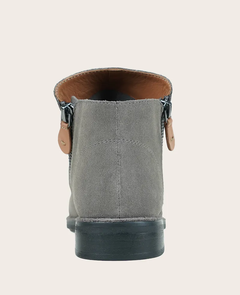 GENTLE SOULS - Emma Suede Double Zip Bootie