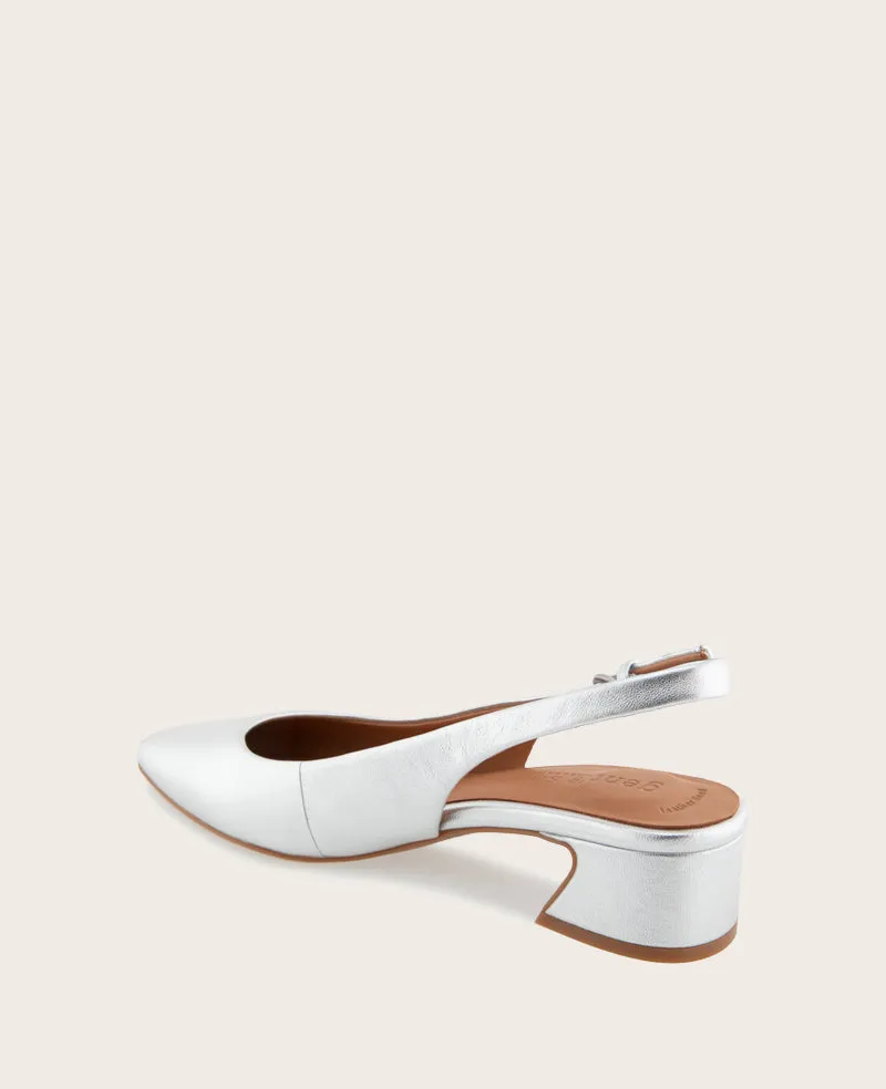 GENTLE SOULS - Georgia Metallic Slingback Heel