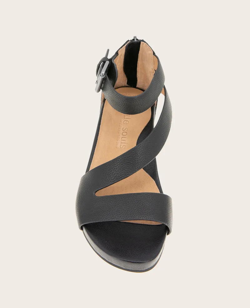 GENTLE SOULS - Gwen Leather Wedge Sandal