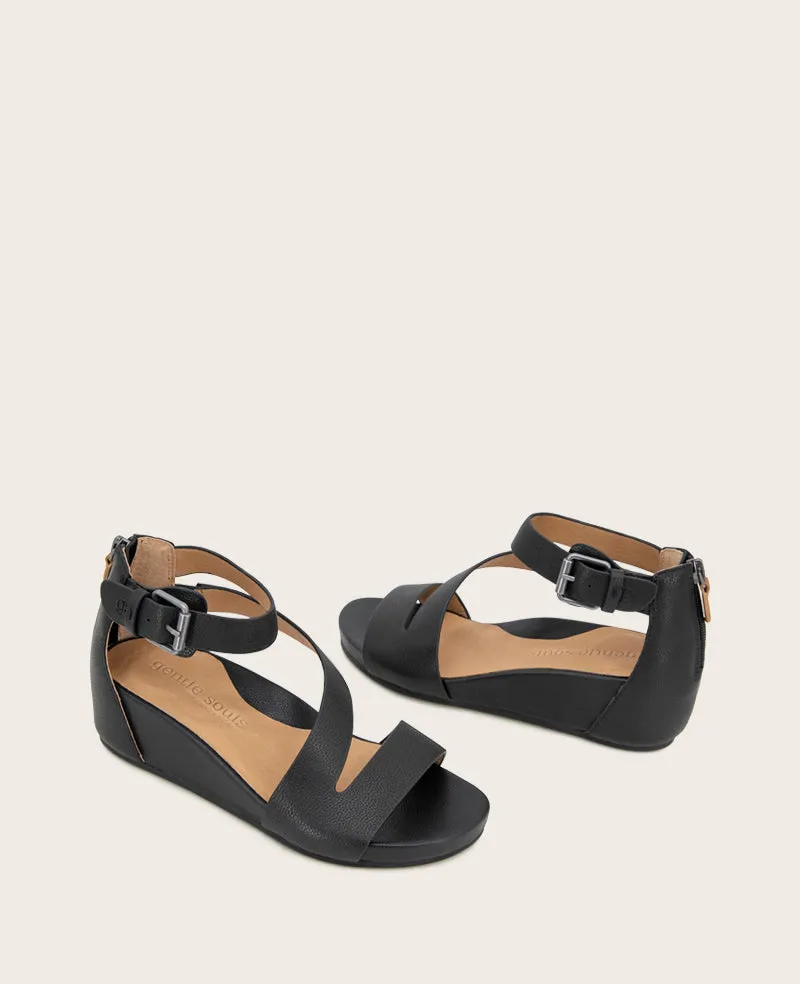 GENTLE SOULS - Gwen Leather Wedge Sandal