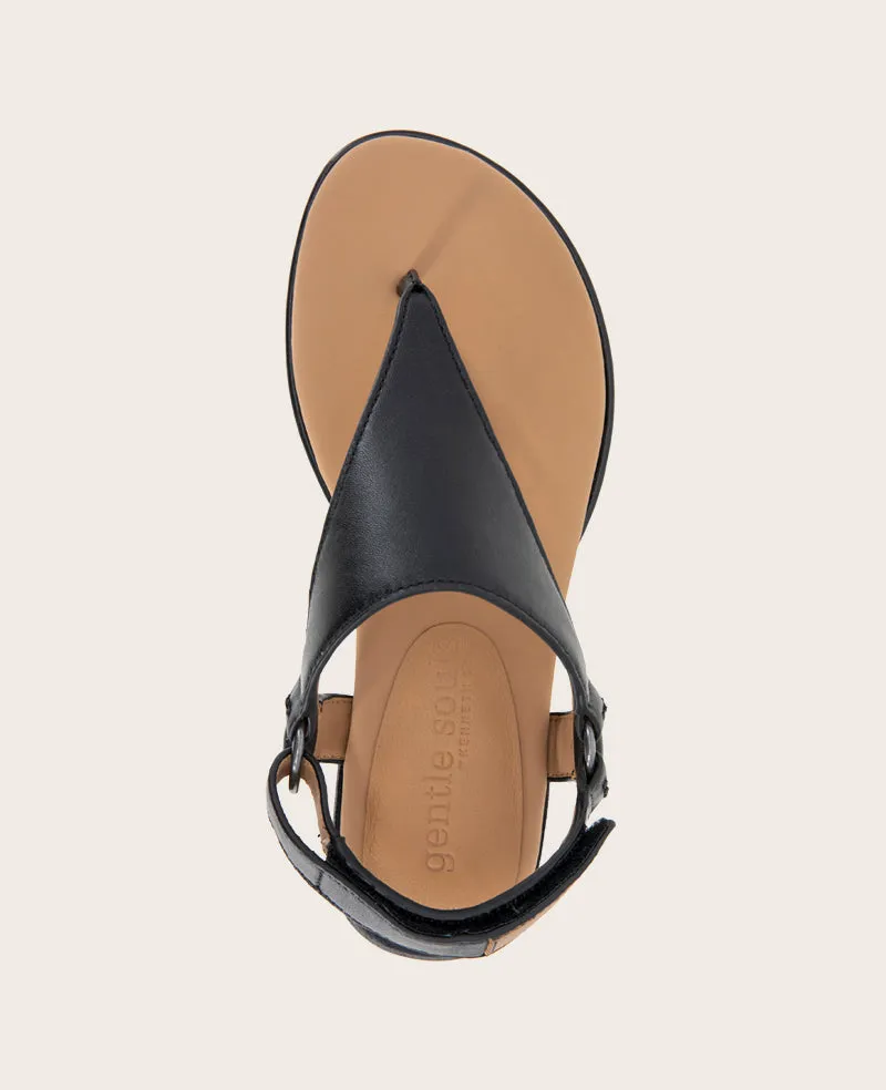 GENTLE SOULS - Holly Leather Ankle Strap Thong