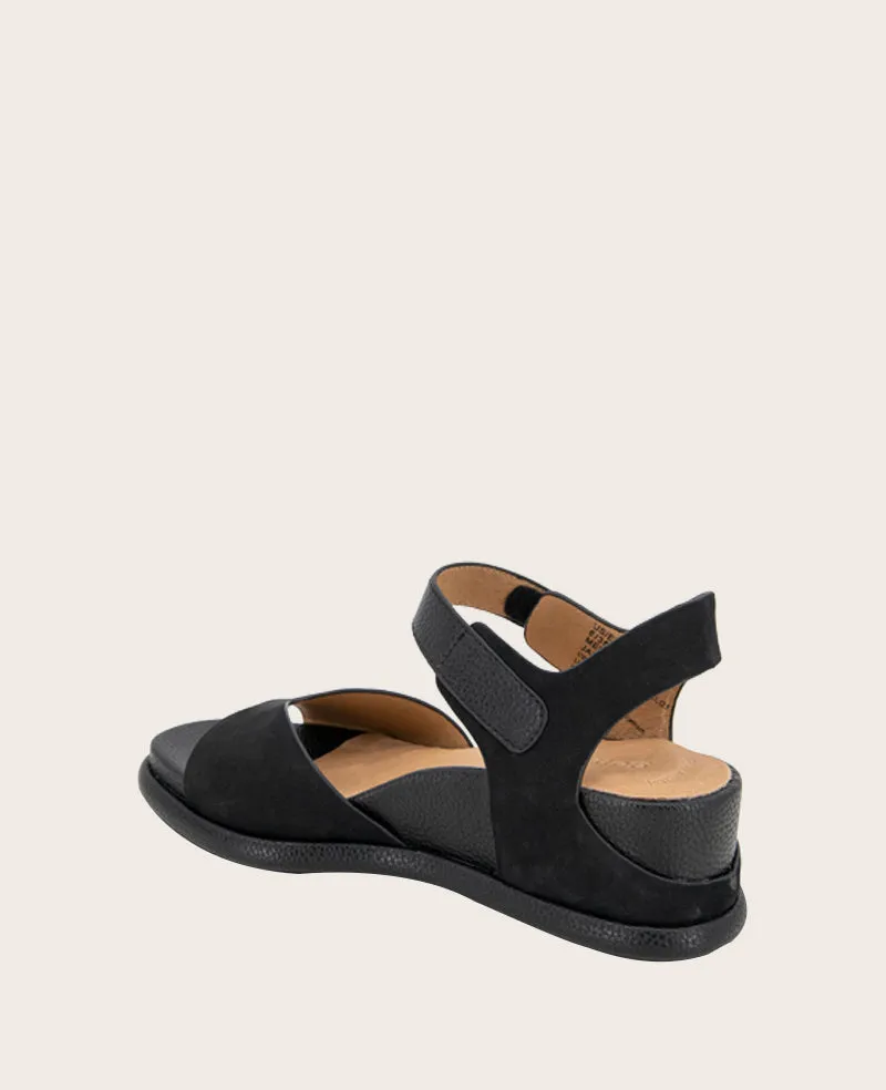 GENTLE SOULS - Jalleen Nubuck Ankle Strap Wedge