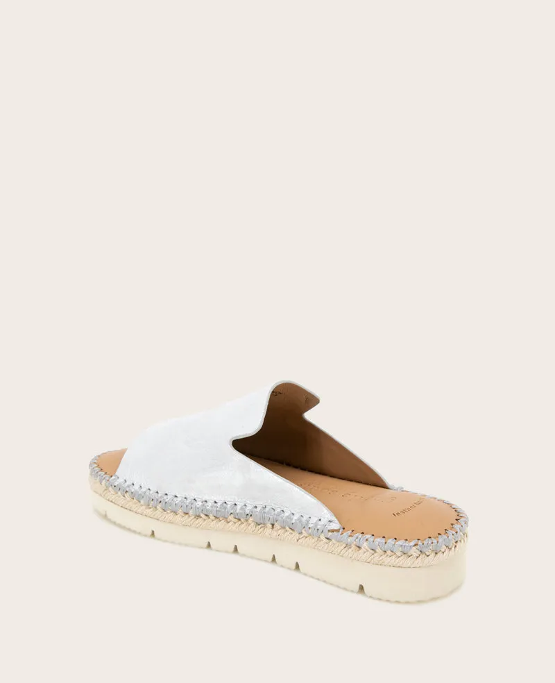 GENTLE SOULS - Leilani Metallic Platform Slip On Sandal