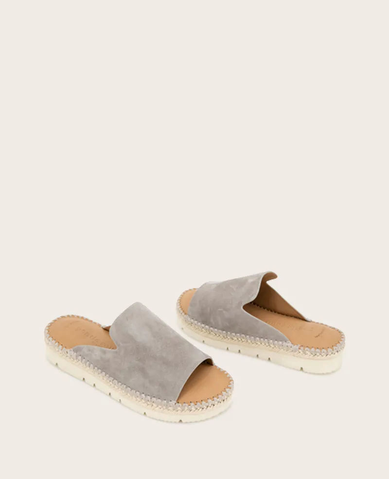 GENTLE SOULS - Leilani Suede Platform Slip On Sandal