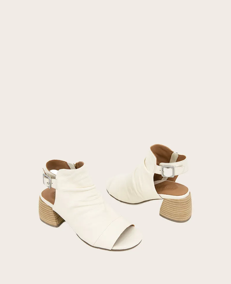 GENTLE SOULS - Marrion Leather Slingback Block Heel Sandal