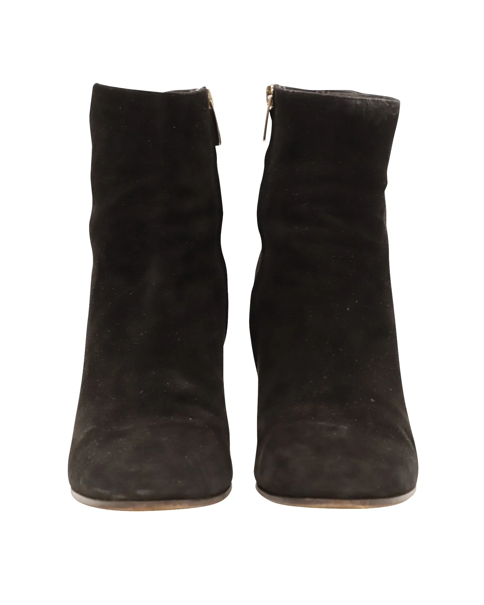 Gianvito Rossi Ankle Booties in Black Suede