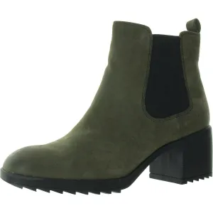 Hammond Womens Zipper Leather Ankle Boots