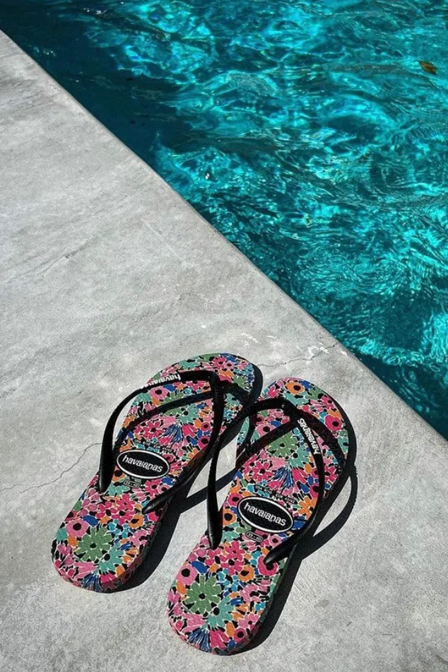 Havaianas Slim Floral Romantic Beige
