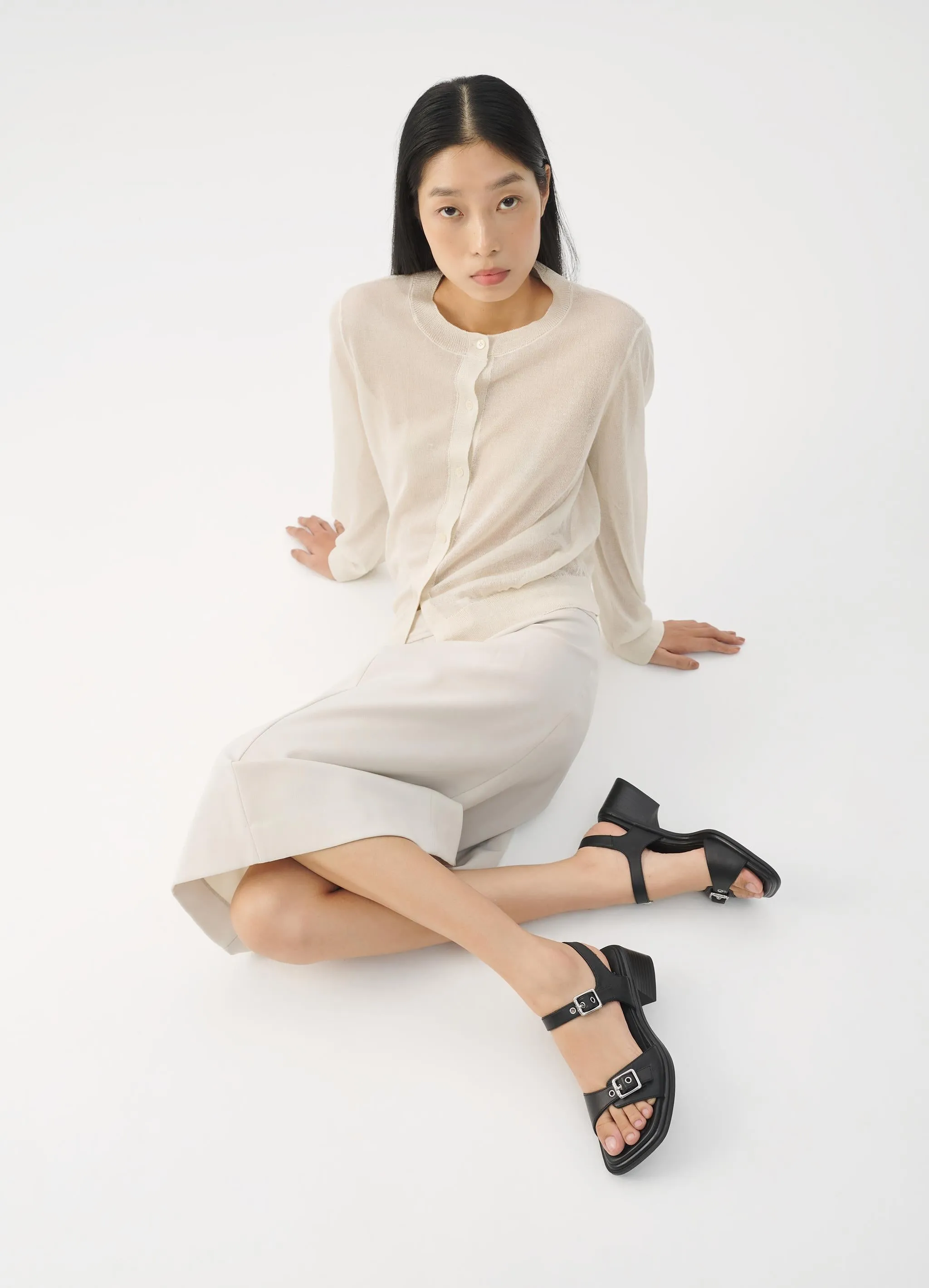 INES DOUBLE BUCKLE SANDAL