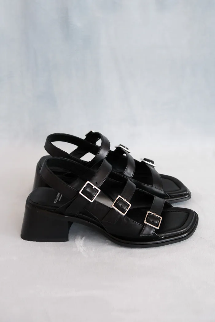 INES TRIPLE BUCKLE SANDAL