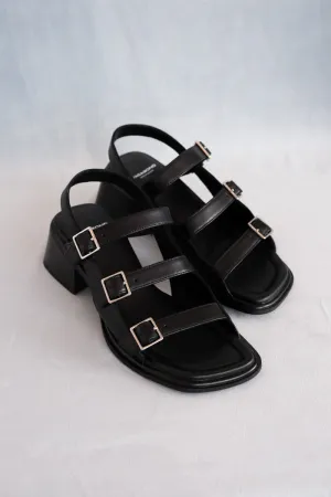 INES TRIPLE BUCKLE SANDAL
