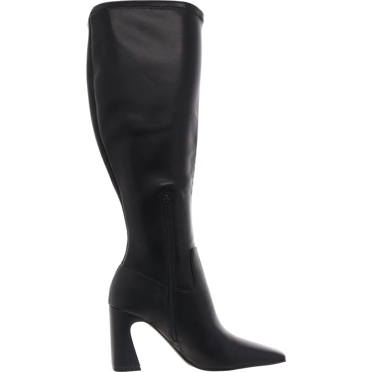 Lamarca Womens Wide Calf Faux Leather Knee-High Boots