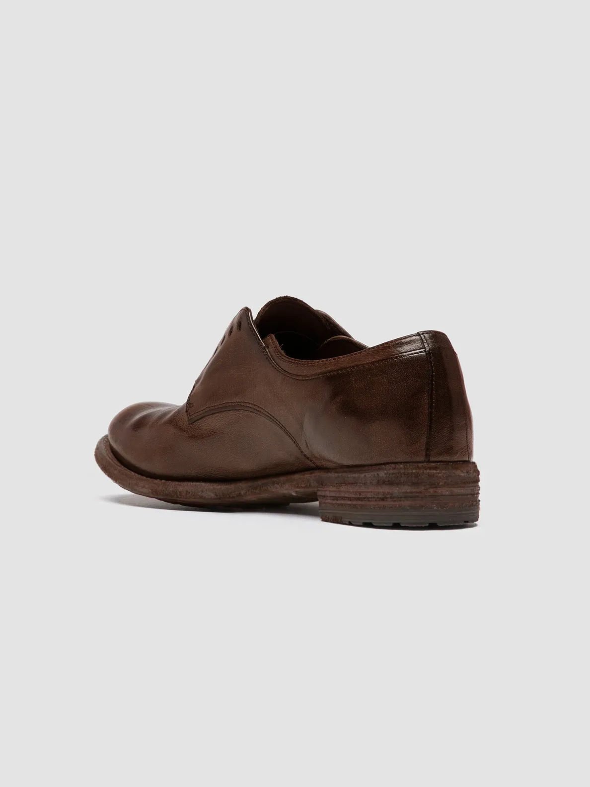 LEXIKON 012 - Brown Leather Derby Shoes