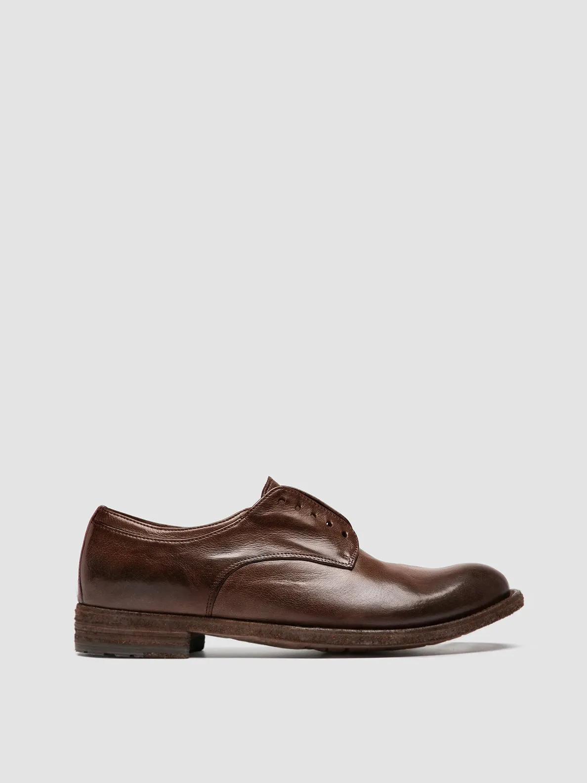 LEXIKON 012 - Brown Leather Derby Shoes