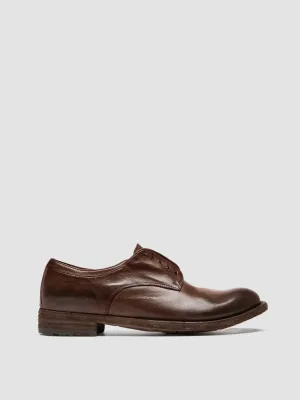 LEXIKON 012 - Brown Leather Derby Shoes