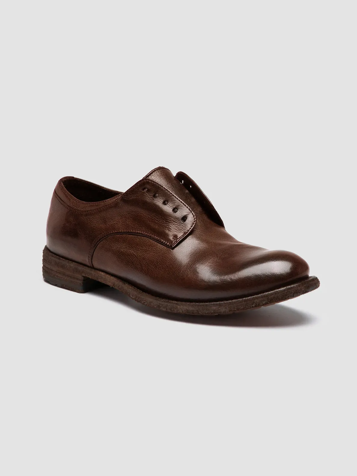 LEXIKON 012 - Brown Leather Derby Shoes