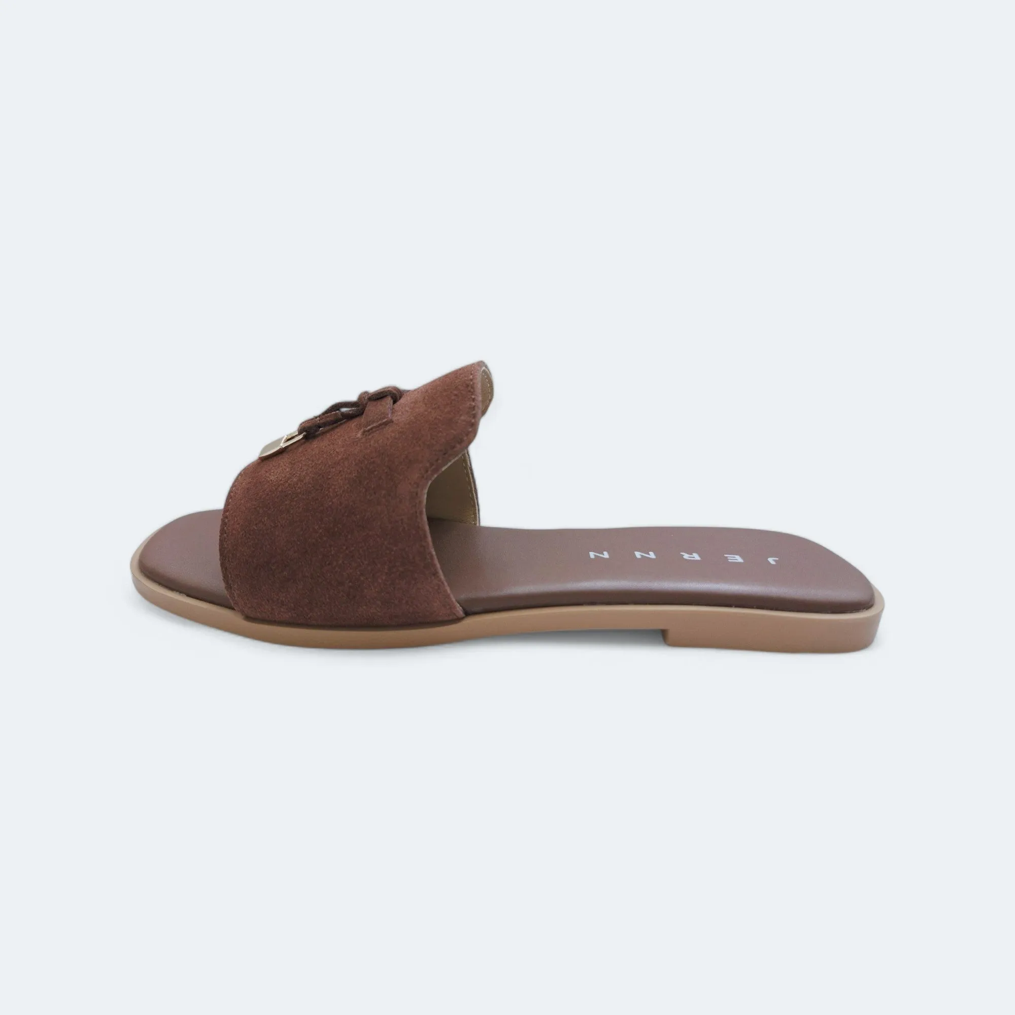 Lia Premium Suede Leather Flats