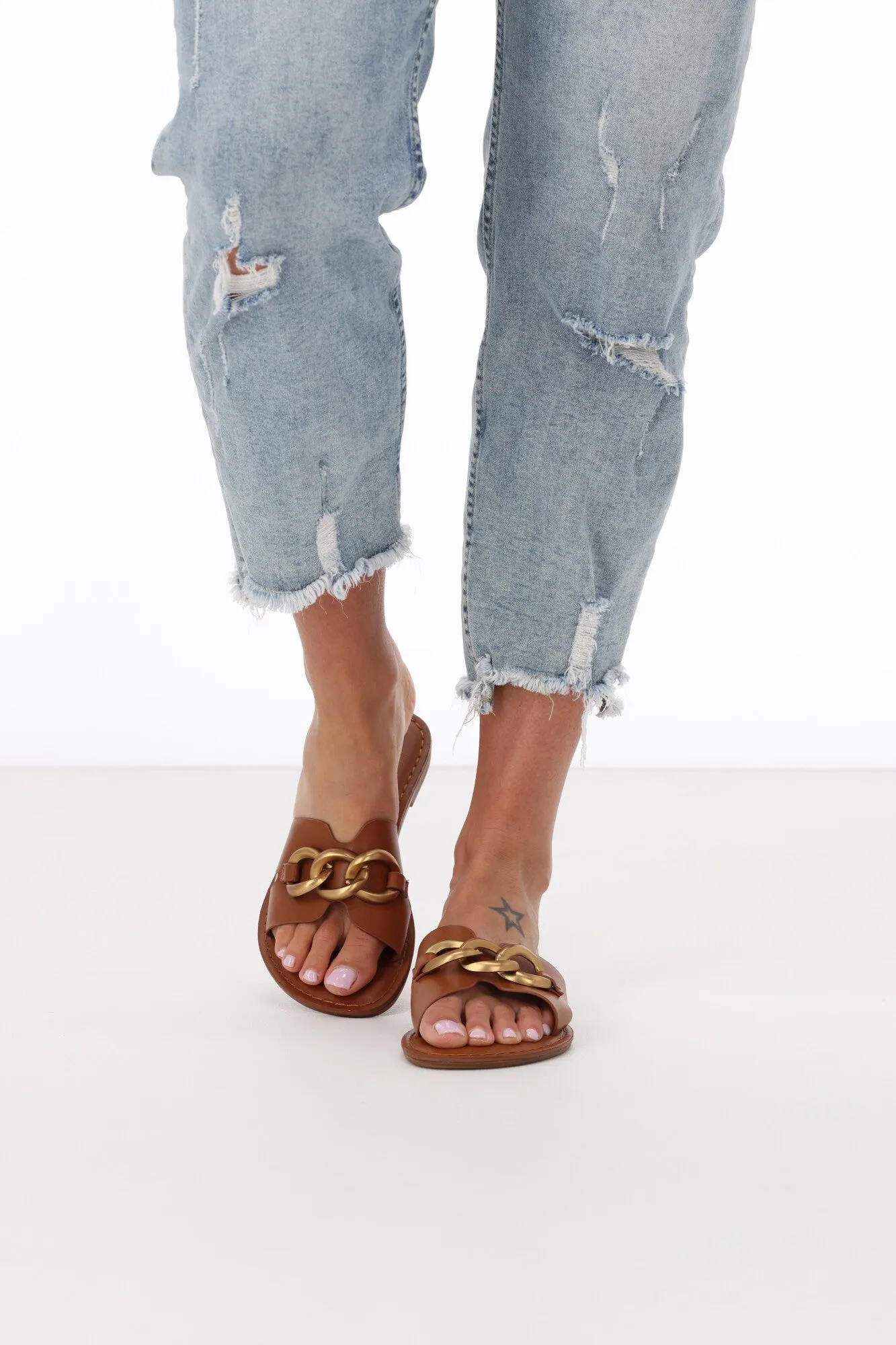 Los Cabos Maiz Sandal Brandy