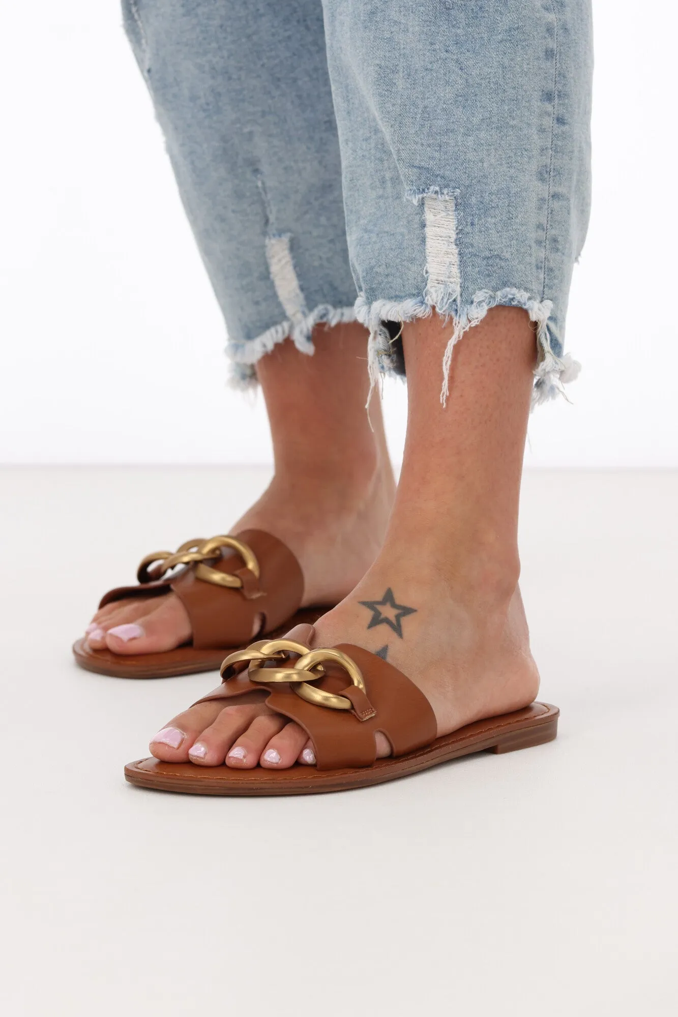 Los Cabos Maiz Sandal Brandy