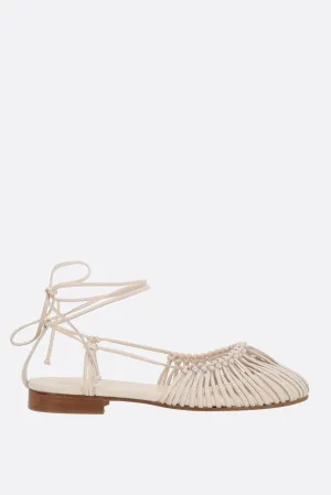 Mantera flat sandals in nappa